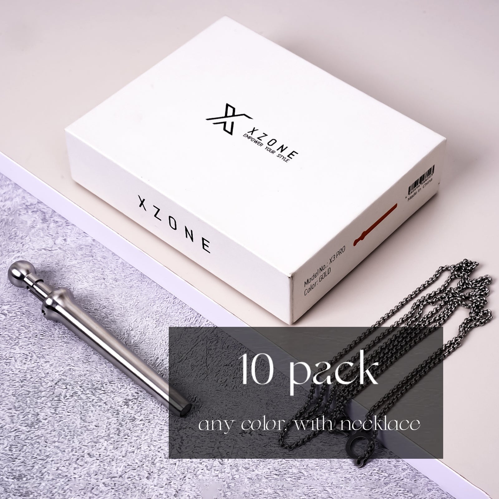 Snogo Straw Alternative | XZONE X3 Pro Bundle Sale 10 Pack | Better than ez-bumps | Bestselling  Bump Straw & Neckace | Bump Straw and Scoop, 3-in-1 Snuff Dispenser